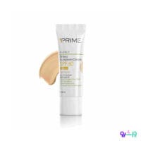 کرم ضد آفتاب فاقد چربی پریم Spf60 رنگ بژ روشن مناسب پوست مختلط تا چرب 40 میل