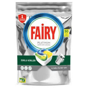قرص ماشین ظرفشویی فیری Platinum بسته 50 عددی Fairy قرص ماشین ظرفشویی فیری Platinum بسته 50 عددی Fairy