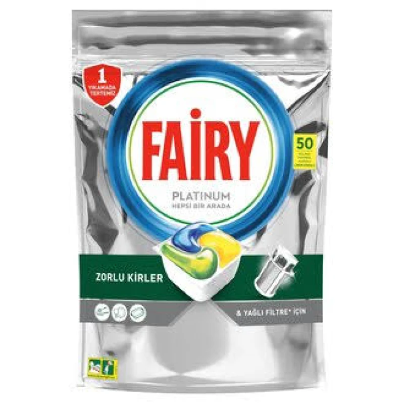قرص ماشین ظرفشویی فیری Platinum بسته 50 عددی Fairy قرص ماشین ظرفشویی فیری Platinum بسته 50 عددی Fairy