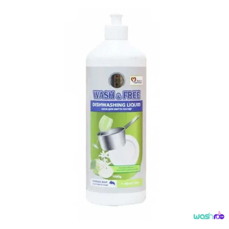 مایع ظرفشوییWASH & FREE با رایحه گل بهار نارنج 1000 گرم مایع ظرفشوییWASH & FREE با رایحه گل بهار نارنج 1000 گرم