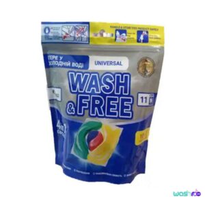 قرص ماشین لباسشویی WASH & FREE بسته 11 عددی 4823128001676