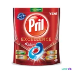 قرص ماشین ظرفشویی 4 در 1 پریل مدل Excellence بسته 60 عددی
