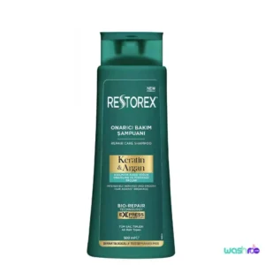 شامپو کراتینه و ترمیم کننده رستورکس حاوی روغن آرگان مناسب انواع مو 500 میل 8680512630920