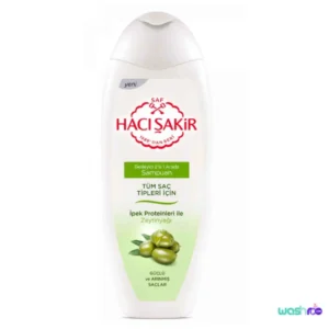 شامپو تغذیه کننده 2 در 1 حاجی شاکر حاوی روغن زیتون مناسب انواع مو 500 میل 8718951453753