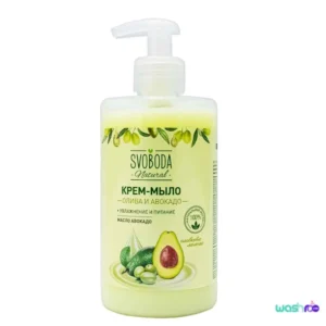 صابون مایع کرمی اسوبودا حاوی روغن آووکادو و زیتون 430 میل 4600936253356
