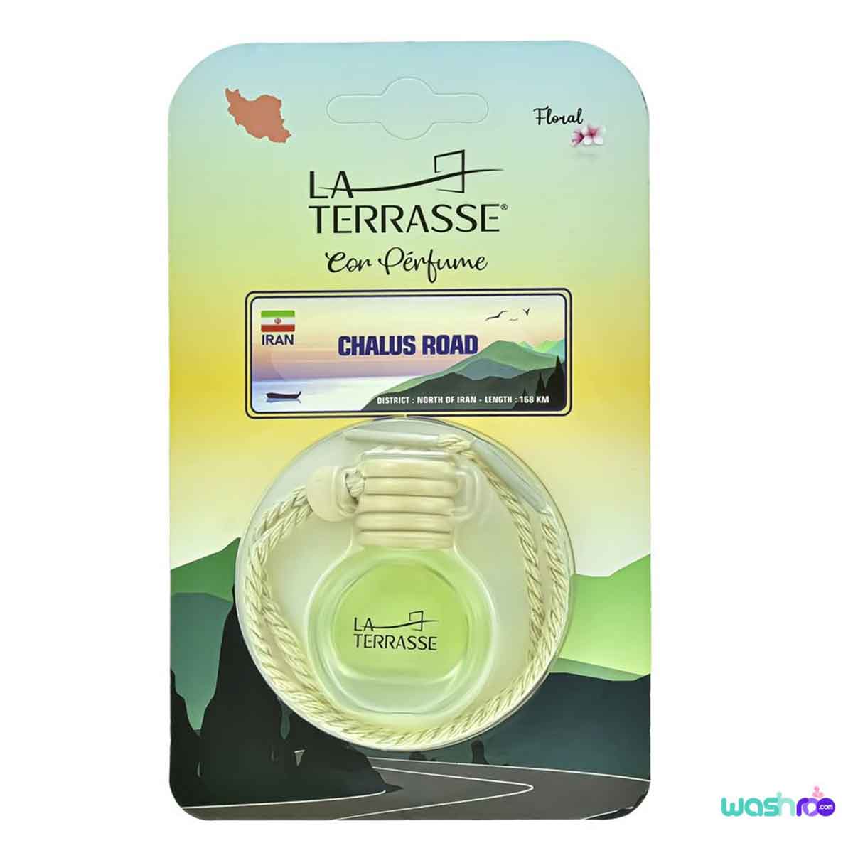خوشبو کننده ماشین لاتراس مدل Chalus Road با رایحه گلی 9 میل 6264707026938
