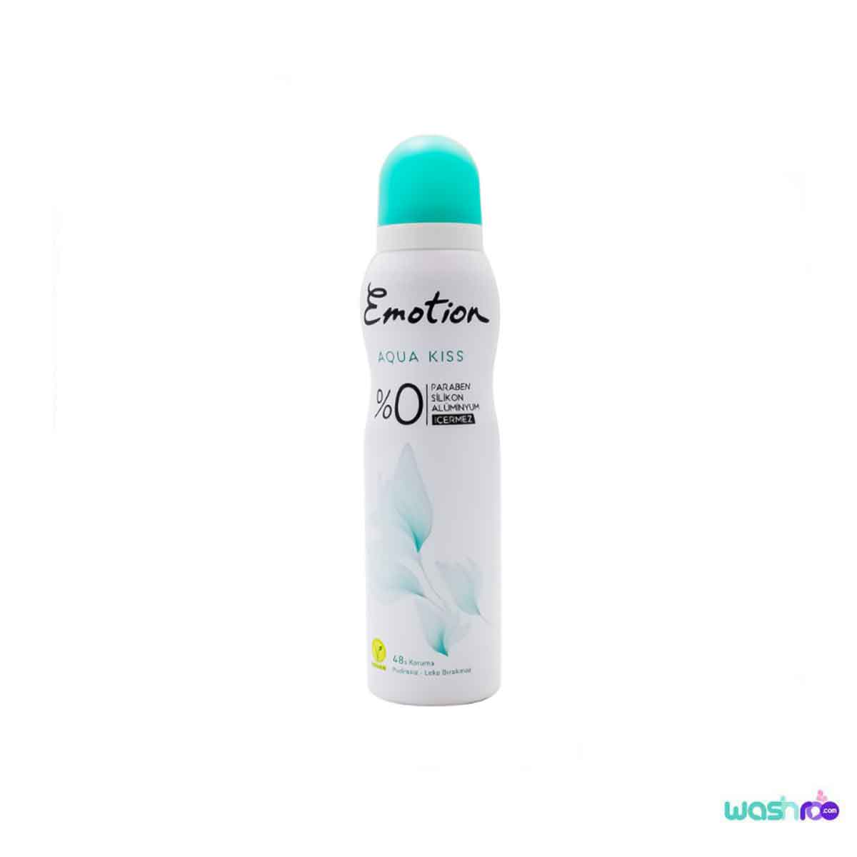اسپری دئودورانت زنانه ایموشن مدل Aqua Kiss حجم ۱۵۰ میل 8690586016995