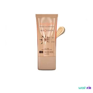 ضد آفتاب کرم پودری و پرایمری مکی سان سان سیف SPF50 رنگ بژ طلایی ۴۰ میل 6260147706294
