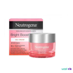 ژل کرم مرطوب کننده و ضد چروک نوتروژینا مدل Bright Boost مناسب انواع پوست ۵۰ میل 3574661591551