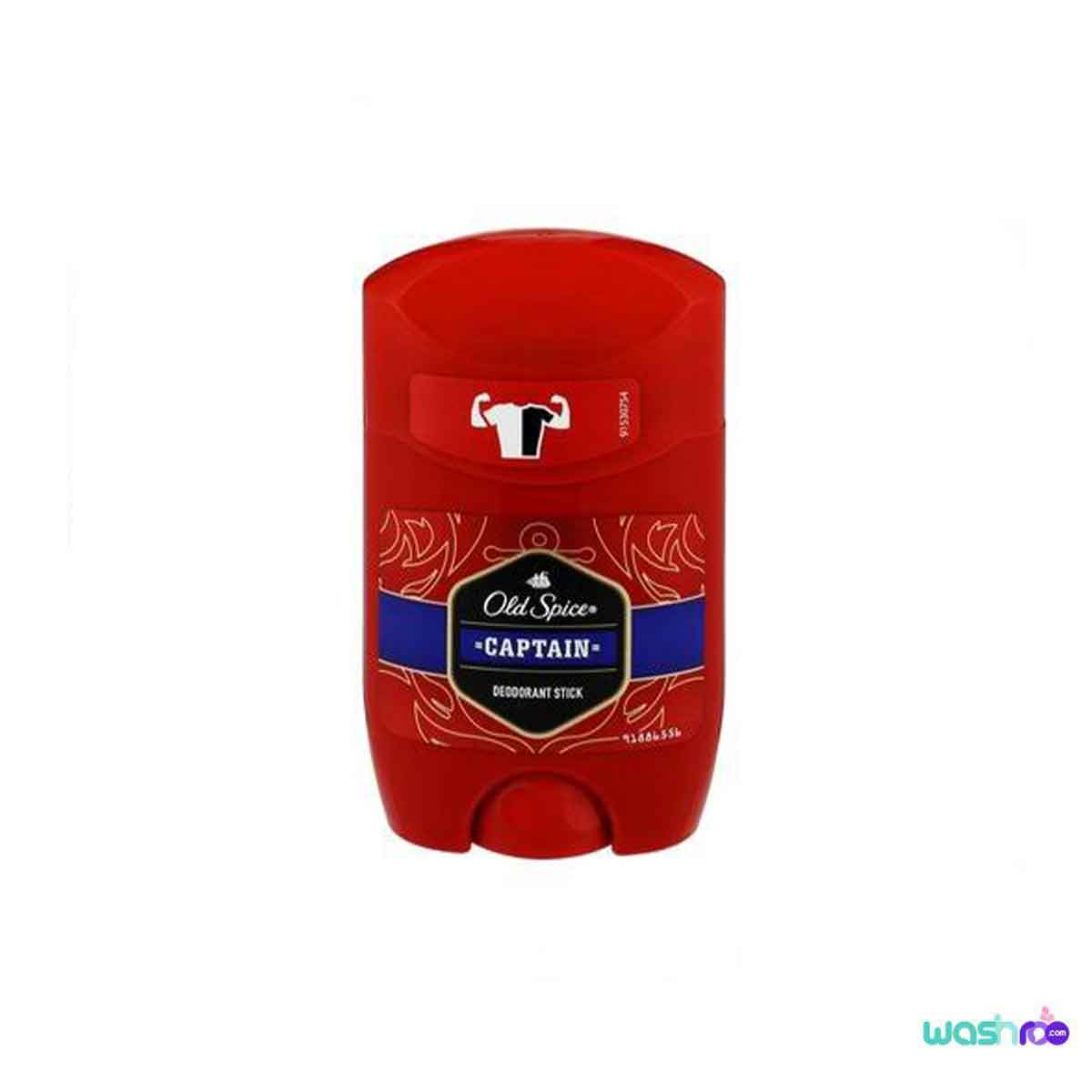 استیک ضد تعریق دئودورانت مردانه الد اسپایس مدل Captain حجم ۵۰ میل 8700216937047