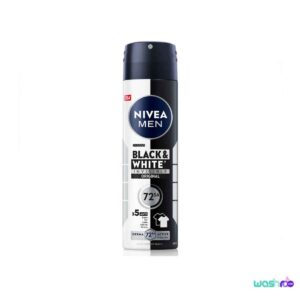 اسپری ضد تعریق مردانه نیوآ مدل Black And White Original حجم ۱۵۰ میل 4005900156174