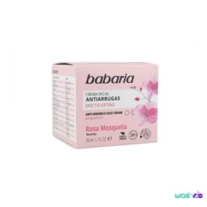 کرم ضد چروک صورت گل رز باباریا حجم ۵۰ میل 8410412056236