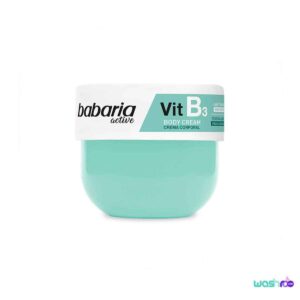 کرم بدن باباریا حاوی ویتامین B3 مناسب پوست های حساس و اتوپیک حجم ۴۰۰ میل 8410412100380