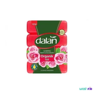 صابون دالان با رایحه گل رز تعداد ۴ عددی 8690529527274