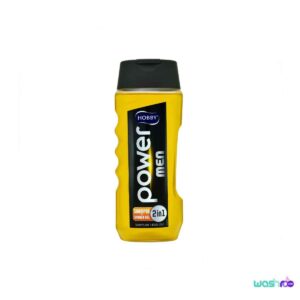 شامپو سر و بدن مردانه هوبی مدل Power حجم ۴۰۰ میل 8690937009836