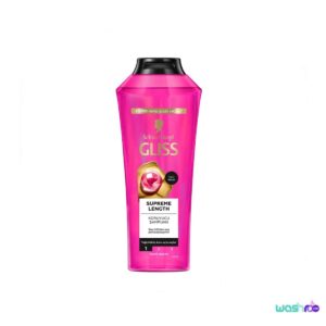 شامپو محافظت کننده مو گلیس Supreme Length مناسب پوست سر چرب ۴۰۰ میل 8690572813751