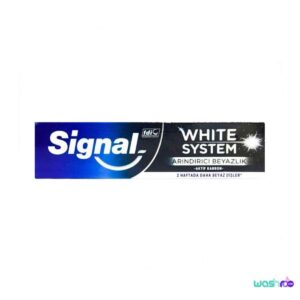 خمیر دندان سفید کننده سیگنال سری White System حاوی کربن فعال ۷۵ میل 6221155141644