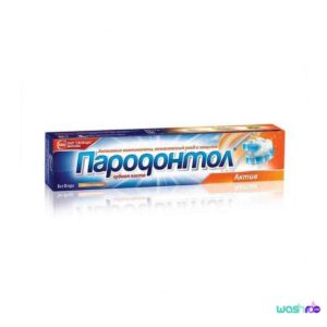 خمیر دندان گیاهی پارودونتول مدل اکتیو با رایحه نعنا ۱۲۴ گرم 4600936241292