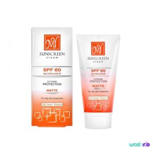 کرم ضد آفتاب رنگی مای SPF60 مناسب پوست چرب و مختلط ۵۰ میل 6260482526236