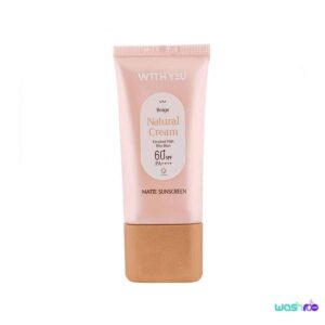 ضد آفتاب ویت یو رنگ بژ طبیعی SPF60 حجم ۵۰ میل 6264707025580