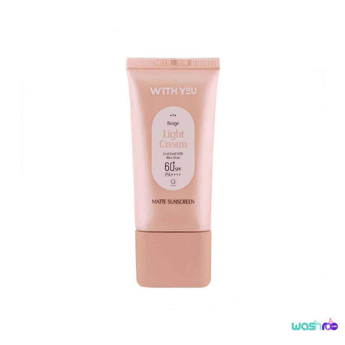 ضد آفتاب ویت یو رنگ بژ روشن SPF60 حجم ۵۰ میل 6264707025573