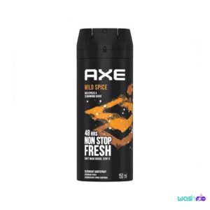 اسپری بدن دئودورانت مردانه اکس مدل WILD SPICE حجم ۱۵۰ میل 6001087364690