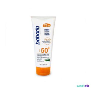 کرم ضدآفتاب باباریا +SPF50 مدل Antipolucion حاوی عصاره آلوئه ورا ۷۵ میل 8410412000697