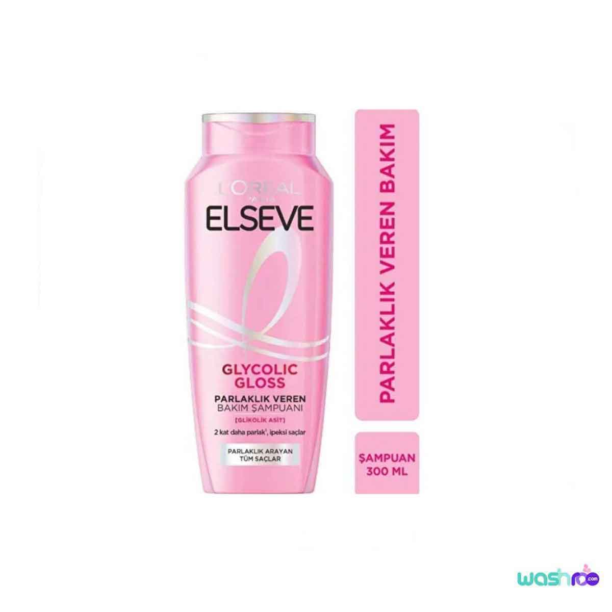شامپو درخشان کننده مو لورال Loreal مدل Glycolic Gloss حجم ۳۰۰ میل 3600524237202