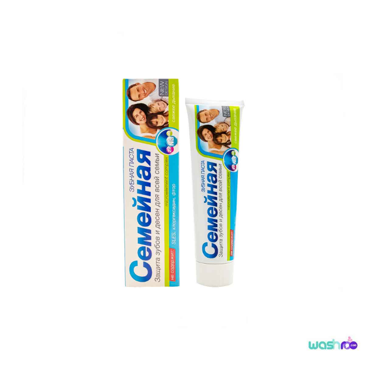 خمیر دندان Family مدل Fresh Breath وزن ۱۲۴ گرم 4600936241131