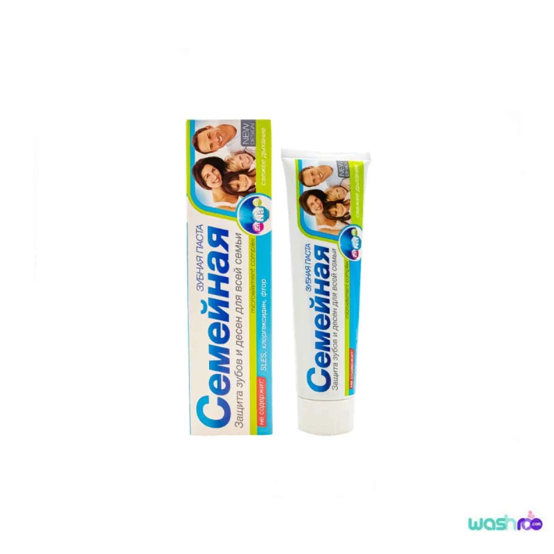 خمیر دندان Family مدل Fresh Breath وزن ۱۲۴ گرم 4600936241131