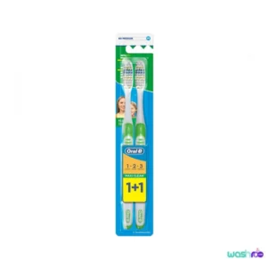 مسواک اورال بی ۳ در ۱ مدل MAXI CLEAN بسته ۲ عددی 3014260022891