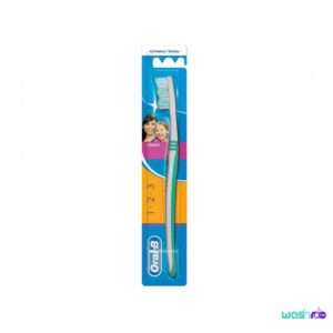 مسواک اورال بی مدل ۱.۲.۳ Oral- B با برس متوسط 3014260802059