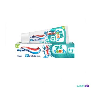 خمیر دندان کودک اکوافرش مناسب ۶ الی ۸ ساله مدل Big Teeth حجم ۵۰ میل 5000347090936